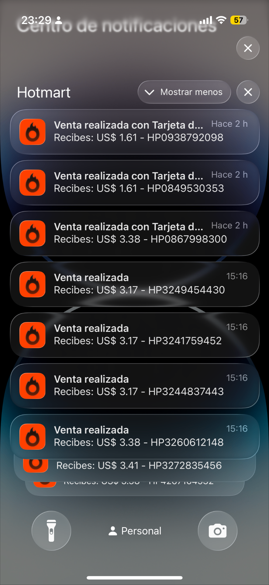Notificaciones de ventas reales en Hotmart #4